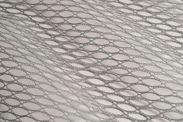 Lakástextil | Csipke szövet | MYB Textiles | Abstract Net Slate