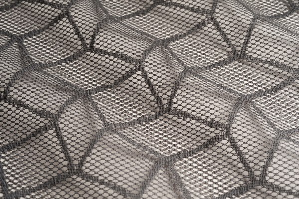 Lakástextil | Csipke szövet | MYB Textiles | Alhambra Charcoal